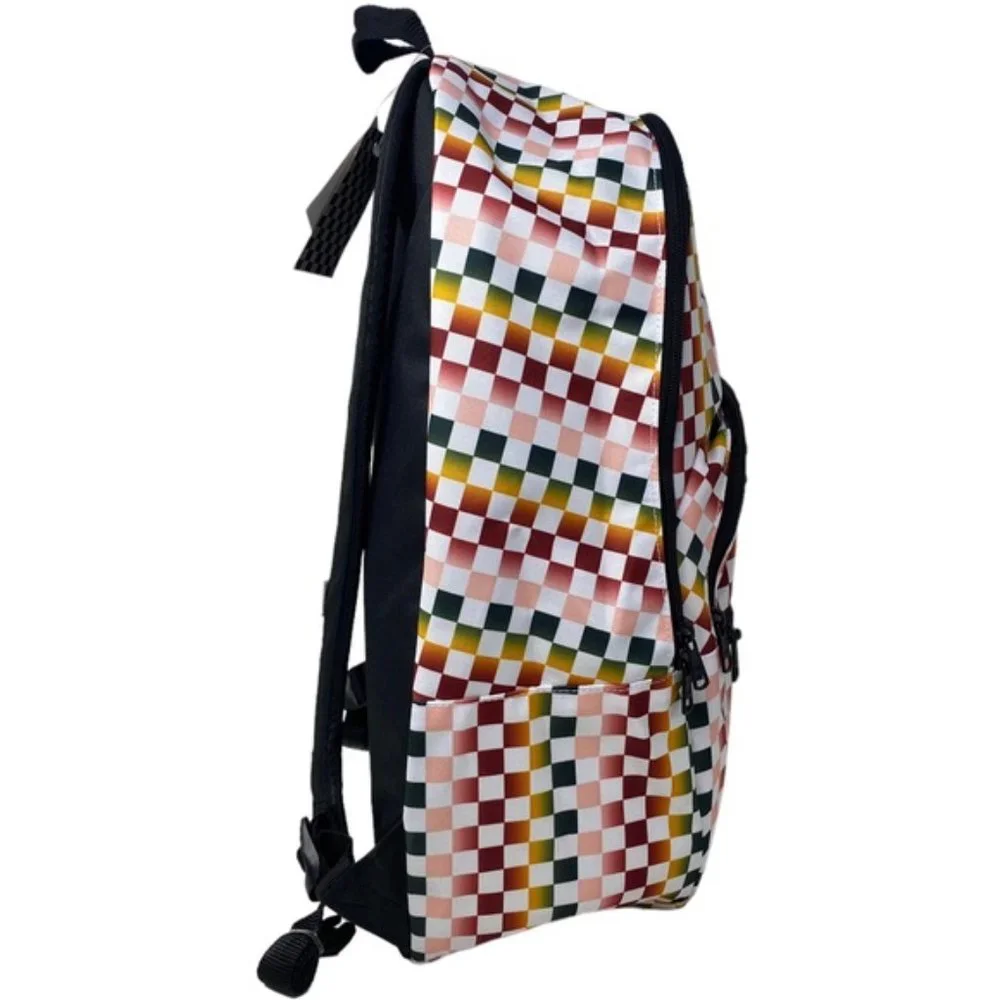 🎒SCHOOL SALE🎒VANS Ranged Prints Multicolor Checker Backpack Laptop VN0A7UFMWHT